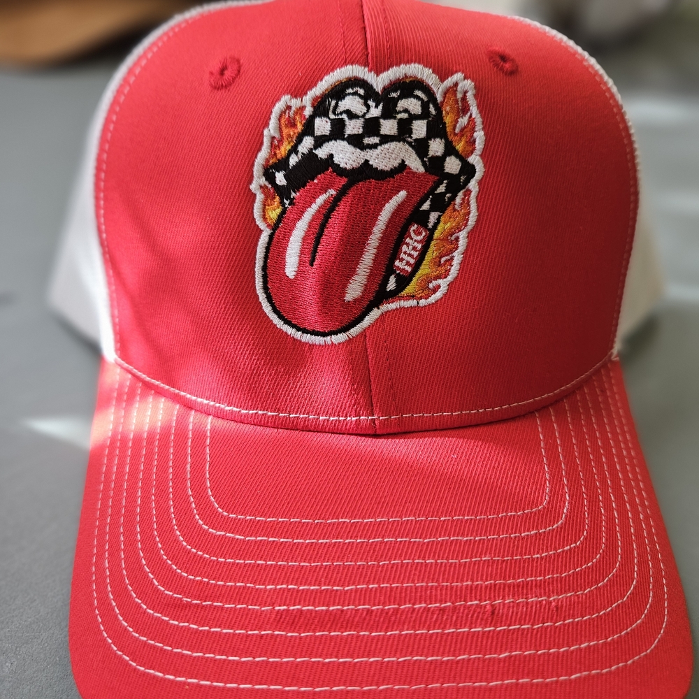 Red Kids Cap with Embroidered Patch